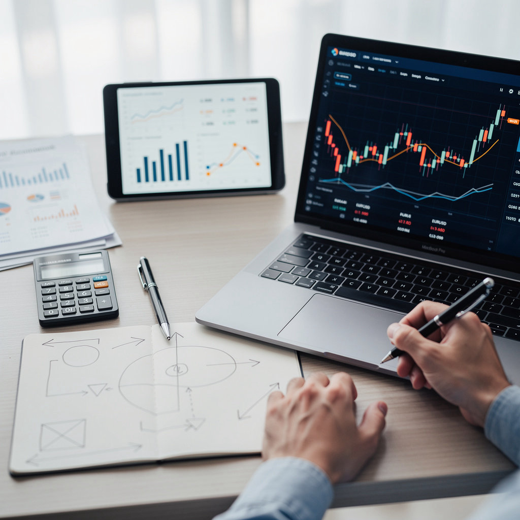 EG-Finance Fx beginner's guide to forex trading with currency pair charts and trading tools